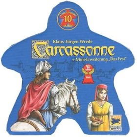 カルカソンヌ 10周年記念 ドイツ語版 (Carcassonne： 10 Year Special Edition) ボードゲーム
