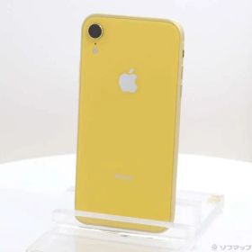 〔中古品〕 iPhoneXR 64GB イエロー MT082J／A SIMフリー【247】