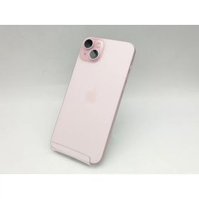 【中古】Apple 国内版 【SIMフリー】 iPhone 15 Plus 128GB ピンク MU093J/A【町田】保証期間1ヶ月【ランクA】