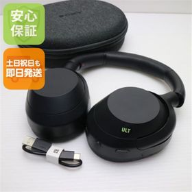 ソニー(SONY)の新品同様 WH-ULT900N ULT WEAR ブラック ヘッドホン SONY 即日発送 土日祝発送OK M111(ヘッドフォン/イヤフォン)