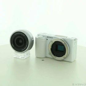 【中古】SONY(ソニー) VLOGCAM ZV-E10L パワーズームレンズキット ホワイト 【276-ud】