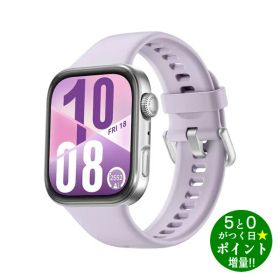 ◆最大3000円CP＋P3倍！！12/5◆ファーウェイ スマートウォッチ GPS フィットネス iOS＆Android対応 WATCH FIT 4 パープル HUAWEI【転送不可】
