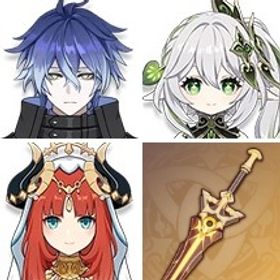 夢見月瑞希+七七+聖顕の鍵+四風原典+ナヒーダ+モナ1凸+裁断+フリンズ+ニィロウ3凸+狼の末路 | 原神のアカウントデータ、RMTの販売・買取一覧