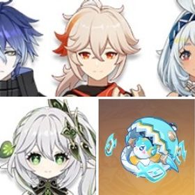 ムアラニ+七七1凸+ジン+楓原万葉+ティナリ+サーフィンタイム+ナヒーダ+フリンズ+夢見月瑞希+天空 | 原神のアカウントデータ、RMTの販売・買取一覧