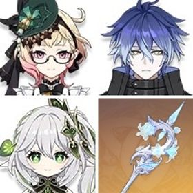 ナヒーダ+フリンズ+ティナリ+モナ+エミリエ2凸+ディシア+ディルック+ルミドゥースの挽歌+夢見月瑞 | 原神のアカウントデータ、RMTの販売・買取一覧