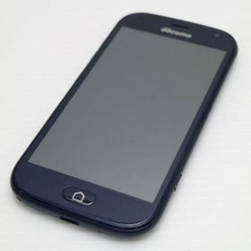 フジツウ(富士通)の新品同様 F-42A らくらくスマートフォン ネイビー M000(スマートフォン本体)