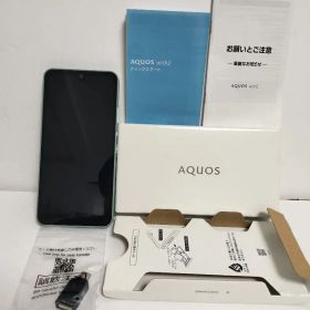 AQUOS wish2 グリーン 付属品あり【アクオス本体ジャンク扱い】