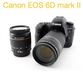 デジタル一眼レフカメラCanon EOS 6D mark IIダブルレンズセット