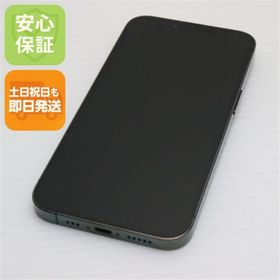 アイフォーン(iPhone)の超美品 SIMフリー iPhone13 Pro 512GB アルパイングリーン M111(スマートフォン本体)