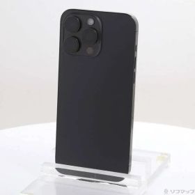 〔中古品〕 iPhone15 Pro Max 256GB ブラックチタニウム MU6P3J／A SIMフリー【305】