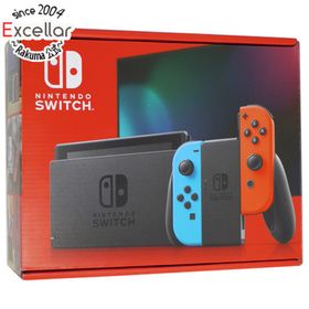 ニンテンドースイッチ(Nintendo Switch)の任天堂 Nintendo Switch バッテリー拡張モデル HAD-S-KABAH ネオンブルー・ネオンレッド スティックゴムなし・外箱いたみ 元箱あり(家庭用ゲーム機本体)