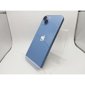 【中古】Apple 楽天モバイル 【SIMフリー】 iPhone 14 Plus 128GB ブルー MQ4H3J/A【川崎駅前】保証期間１ヶ月【ランクC】