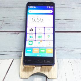 Y!mobile かんたんスマホ2 A001KC ネイビー 本体 白ロム SIMロック解除済み SIMフリー B882820