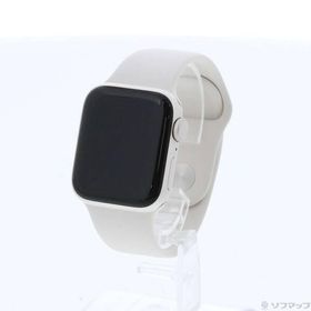 〔中古〕Apple(アップル) Apple Watch SE 第2世代 GPS 40mm スターライトアルミニウムケース スターライトスポーツバンド〔368-ud〕