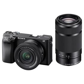 《新品》SONY (ソニー) α6400 ダブルズームレンズキット ILCE-6400X ブラック【キャッシュバック￥15,000-対象】