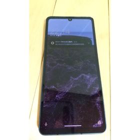 シャープ(SHARP)のAQUOS sense6 ブラック 64 GB UQ mobile 動作確認済み(スマートフォン本体)