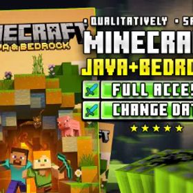 ライセンス JAVA + BEDROCK | BAN歴無し ハイピクセル |(GAME PASSではない) |即時配達