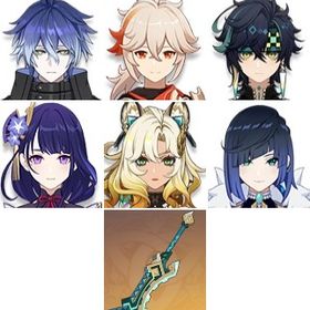 刻晴+雷電将軍+七七+モナ1凸+ディルック+山の王の長牙+夢見月瑞希+ディシア+フリンズ+シロネン+ | 原神のアカウントデータ、RMTの販売・買取一覧