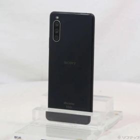 〔中古品〕 Xperia 10 III 128GB ブラック SO-52B docomoロック解除SIMフリー【344】