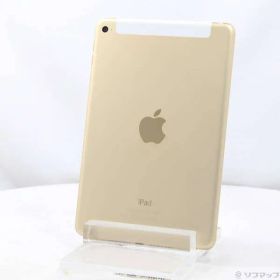 〔中古品〕 iPad mini 4 128GB ゴールド MK782J／A SIMフリー【349】