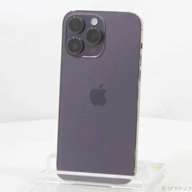 〔中古品〕 iPhone14 Pro Max 512GB ディープパープル MQ9J3J／A SIMフリー【262】