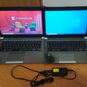 TOSHIBA dynabook R63/J Core i5-7200U 8GB 256GB(SSD) + R634/M Core i5-4210U 4GB 128GB(SSD) 2台セット 動作しますが、ジャンク扱い品