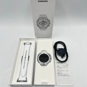 【ポイント2倍&クーポン！BLACK FRIDAY】【美品】SAMSUNG Galaxy Watch8 Classic SM-L500NZWJXJP ホワイト スマートウォッチ ギャラクシーウォッチ 本体 【中古】