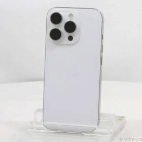 〔中古品〕 iPhone16 Pro 128GB ホワイトチタニウム MYMW3J／A SIMフリー【368】