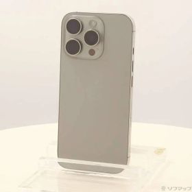 〔中古品〕 iPhone16 Pro 256GB ナチュラルチタニウム MYN33J／A SIMフリー【368】