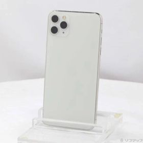 〔中古品〕 iPhone11 Pro Max 256GB シルバー MWHK2J／A SIMフリー【377】