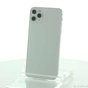 〔中古品〕 iPhone11 Pro Max 256GB シルバー MWHK2J／A SIMフリー【377】