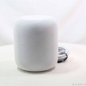 〔中古〕Apple(アップル) HomePod 第1世代 MQHV2J／A ホワイト〔377-ud〕