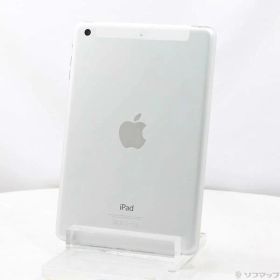 【中古】Apple(アップル) iPad mini 3 16GB シルバー MGHW2J／A docomoロック解除SIMフリー 【258-ud】
