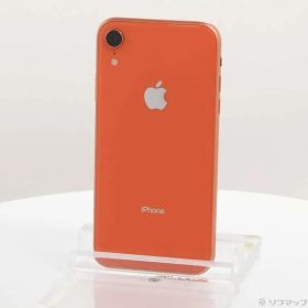 〔中古品〕 iPhoneXR 64GB コーラル MT0A2J／A SIMフリー【344】