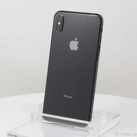 〔中古品〕 iPhoneXS Max 256GB スペースグレイ MT6U2J／A SIMフリー【258】