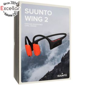 スント ワイヤレスイヤホン 骨伝導 SUUNTO WING 2 SS051260000 Coral Orange(ヘッドフォン/イヤフォン)