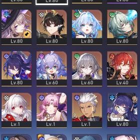 キャス2凸＋餅 キュレネ無凸 マダヘル1凸＋餅 アナイクス1凸など | 崩壊スターレイル(崩スタ)のアカウントデータ、RMTの販売・買取一覧