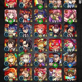 環境最強キャラ｜アナスタシア、エル、ニケ、ネオ、ルシファー、マサムネ×2、ヤクモ×2、ナイトメア×2 | モンストのアカウントデータ、RMTの販売・買取一覧