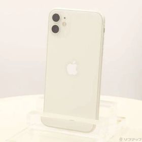 〔中古品〕 iPhone11 64GB ホワイト NWLU2J／A SIMフリー【247】