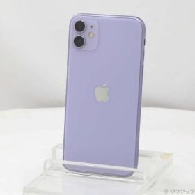 〔中古品〕 iPhone11 64GB パープル NWLX2J／A SIMフリー【258】