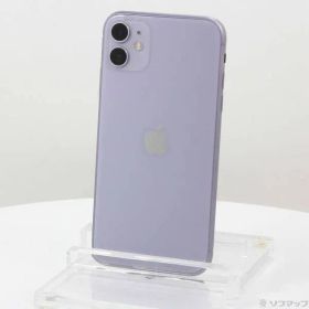 〔中古品〕 iPhone11 128GB パープル MHDM3J／A SIMフリー【247】