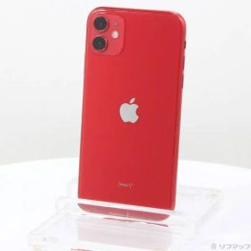 〔中古品〕 iPhone11 128GB プロダクトレッド MWM32J／A SIMフリー【247】
