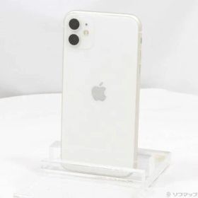 〔中古品〕 iPhone11 256GB ホワイト NWM82J／A SIMフリー【377】