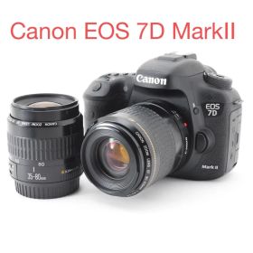 一眼レフカメラCanon EOS 7D Mark II 標準&望遠レンズセット