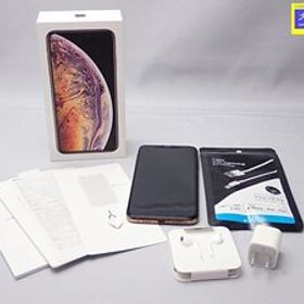 iPhone Xs Max 256GB GOLD MT6W2J/A アイフォン SIMロック解除済 中古A- 【送料無料】 D-2452