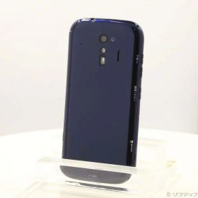 【中古】FUJITSU(富士通） らくらくスマートフォン 32GB ネイビー F-42A docomoロック解除SIMフリー 【349-ud】