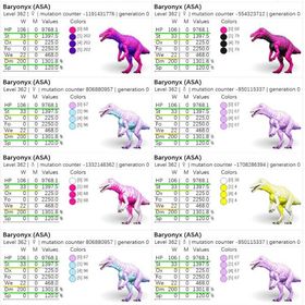 🎨 バリオニクス全60カラー✨ 即納OK／高レベル・高ステ個体も多数出品中！ | ARK Survival Evolvedのアカウントデータ、RMTの販売・買取一覧