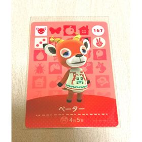 ニンテンドウ(任天堂)のペーター amiiboカード あつまれどうぶつの森 (その他)