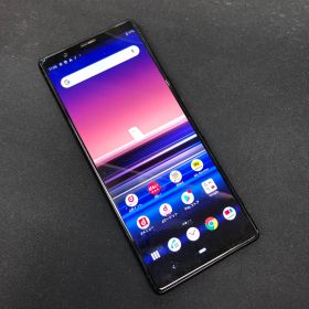 【訳あり品】Xperia 5 SIMロック解除済 docomo 64GB SO-01M ブラック【保証なし】
