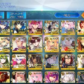 星5鯖77体 アタッカーサポ多数 凸カレスコ 凸黒聖杯など | FGOのアカウントデータ、RMTの販売・買取一覧